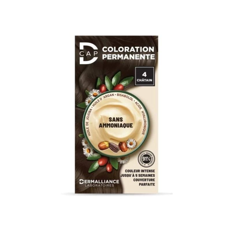D-CAP Coloration N°4 Chatain