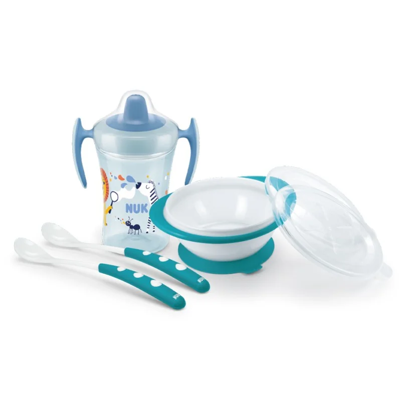 NUK Set Repas Turquoise 6+