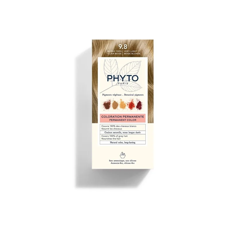PHYTO COLORATION 9.8 BLOND TRÈS CLAIR BEIGE