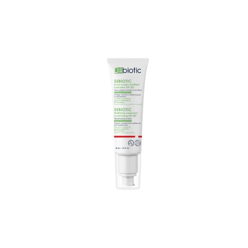 D-Biotic Sebiotic Ecran Solaire Matifiant spf50+ 50ml