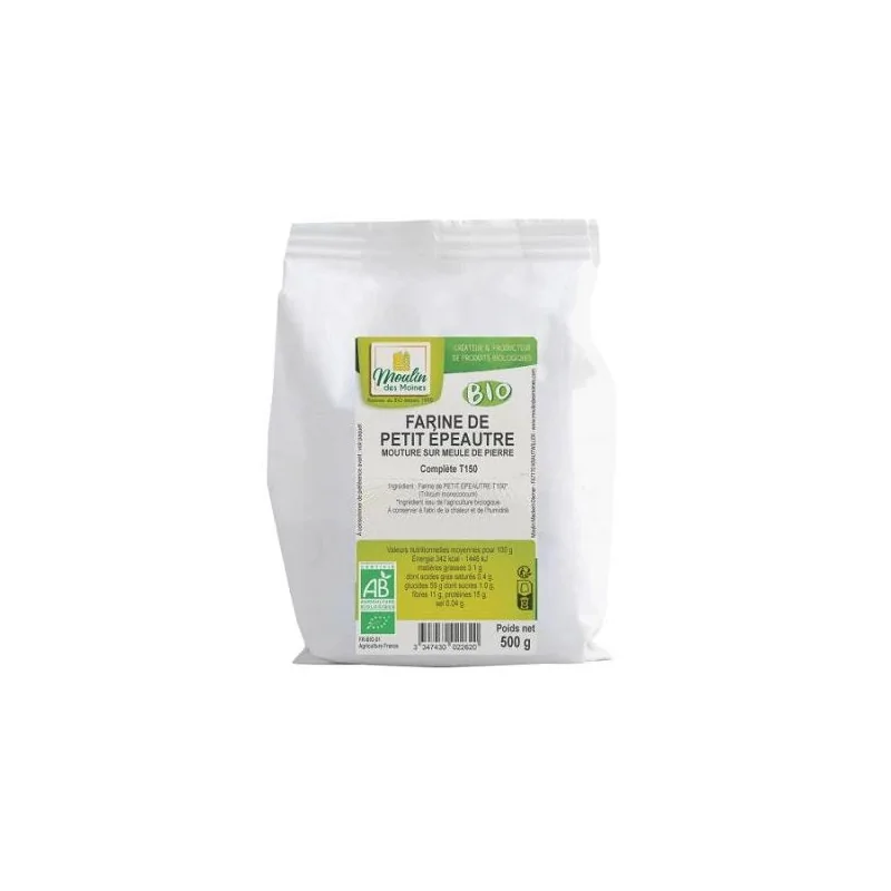 Moulin Des Moines FARINE DE PETIT EPEAUTRE COMPLETE 500 G