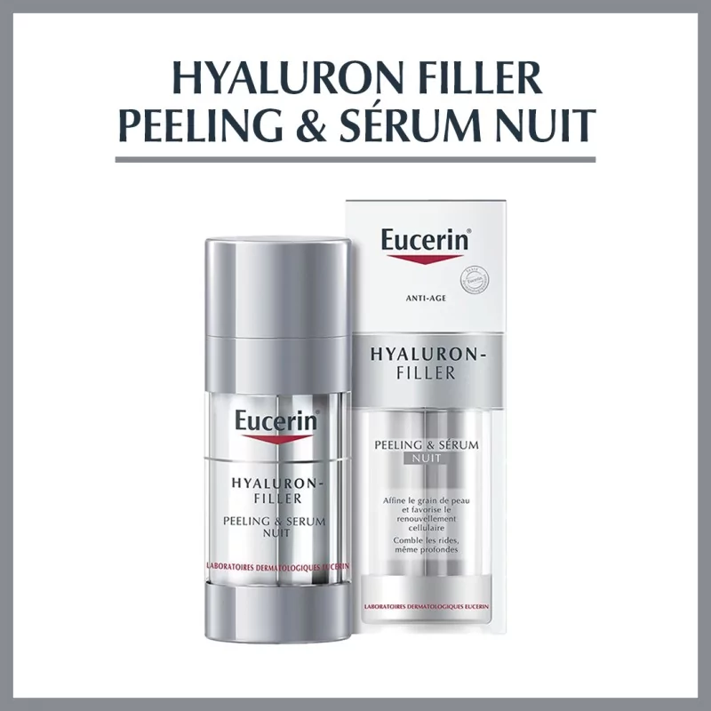 EUCERIN HYALURON-FILLER PEELING & SÉRUM-NUIT