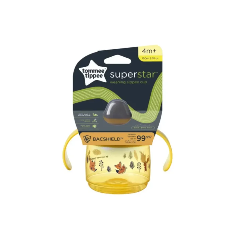 Tommee Tippee Tasse d’apprentissage +4m 190ml Jaune