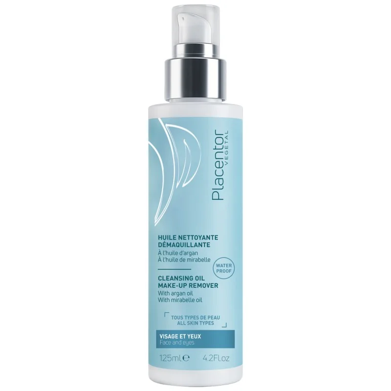 PLACENTOR Huile nettoyante démaquillante visage et yeux 125ml