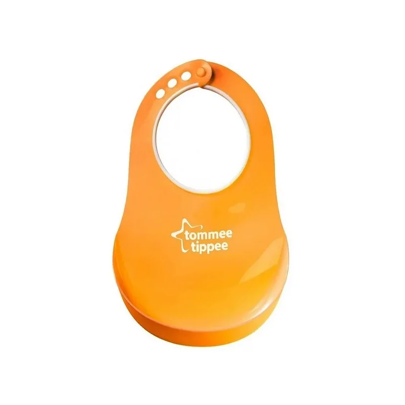 Tommee Tippee Bavoir avec Fermoir Réglable Orange