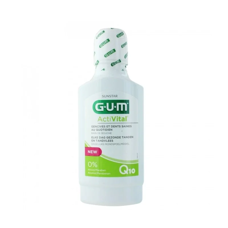 GUM ACTIVITAL Q10 BAIN DE BOUCHE 300ML
