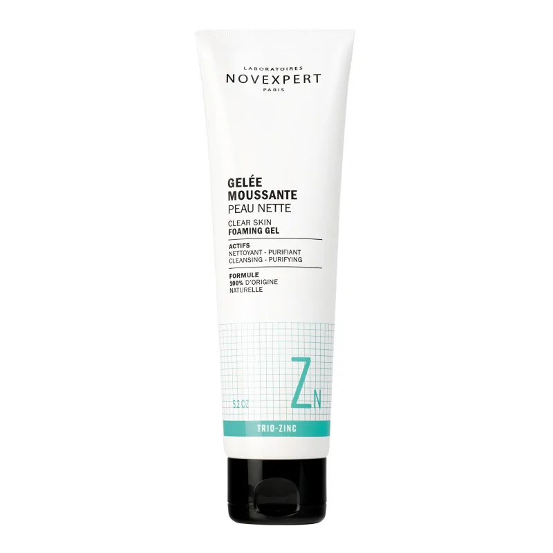 NOVEXPERT GELEE MOUSSANTE PEAU NETTE TRIO-ZINC 150 G