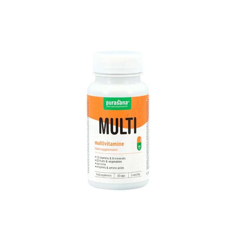 PURASANA MULTIVITAMINES 60 CAPSULES