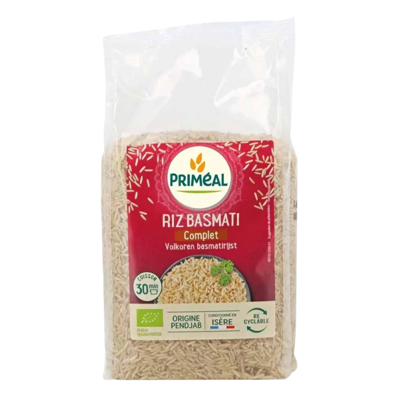 Primeal Riz basmati complet 1kg