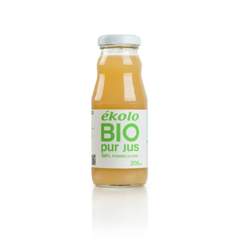 EKOLO BIO PUR JUS DE POMME ET KIWI 200ML