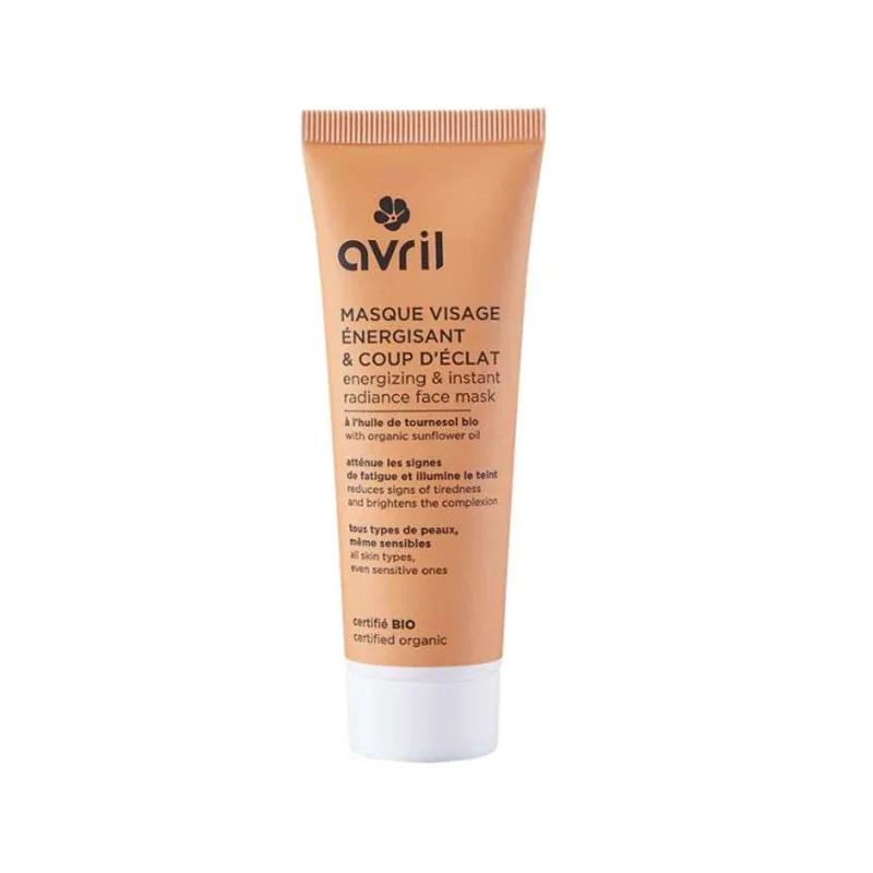 AVRIL MASQUE VISAGE ENERGISANT ET COUP D ECLAT 50 ML