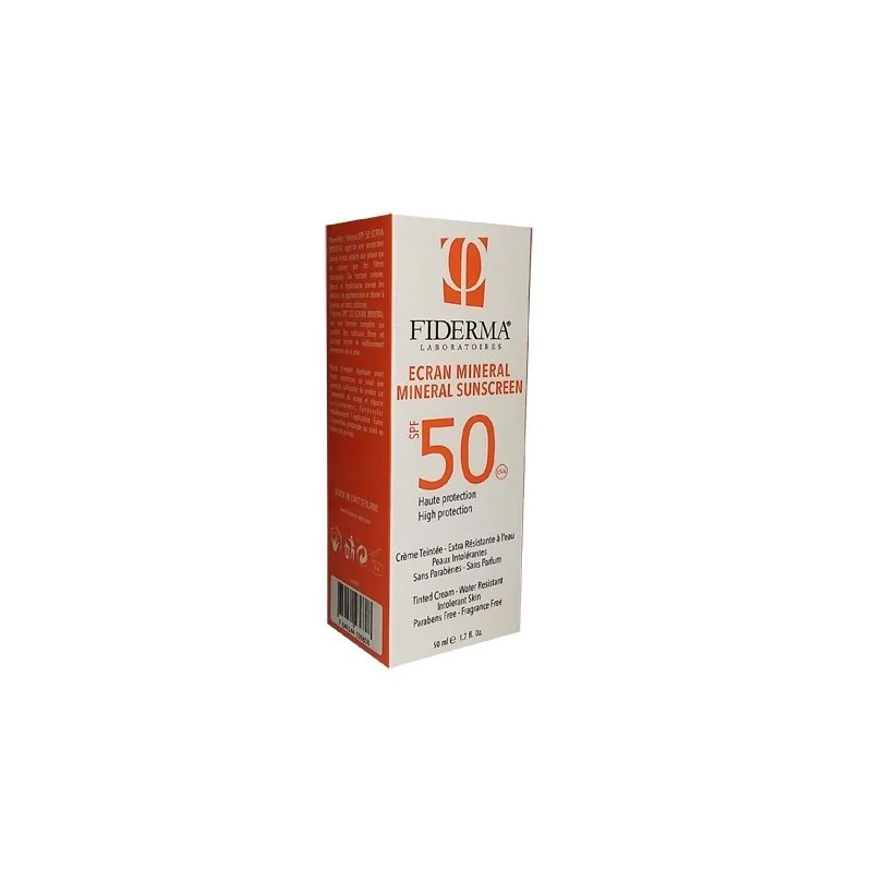 FIDERMA ECRAN MINERAL SPF 50 TEINTE