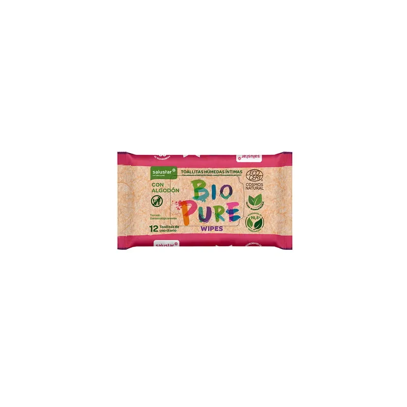 SALUSTAR BIOPURE LINGETTES INTIME 12U