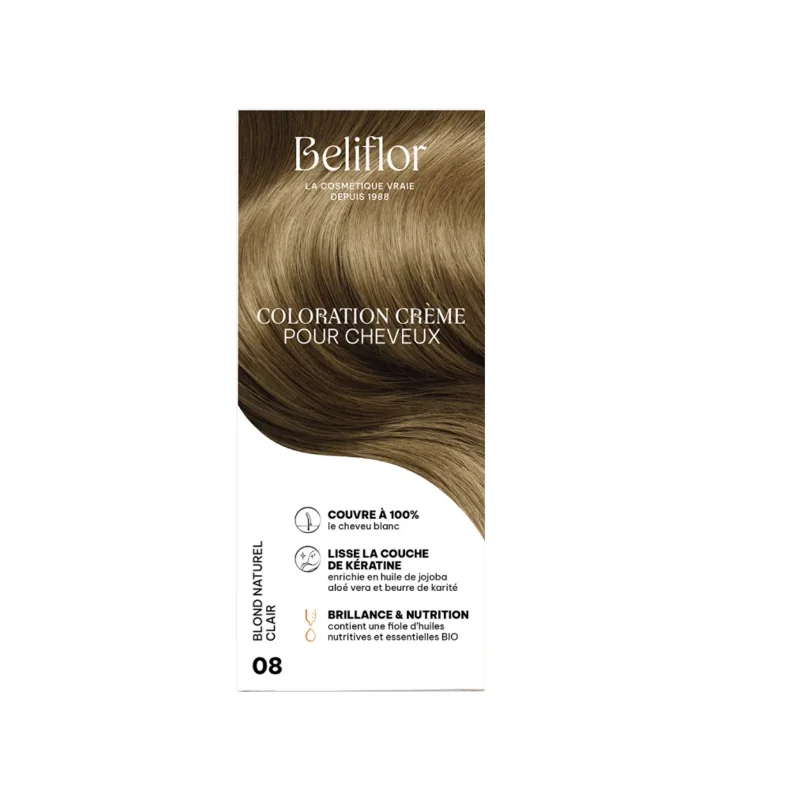 Beliflor UNIDOSE N° 08 BLOND NATUREL CLAIR 120ml