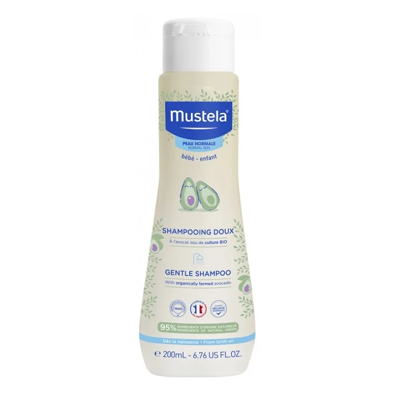 MUSTELA SHAMPOOING DOUX lave et démêle 200ml