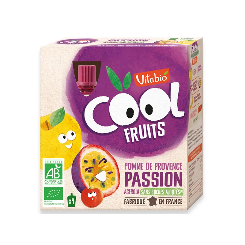 VITABIO POMME PASSION 4x90G