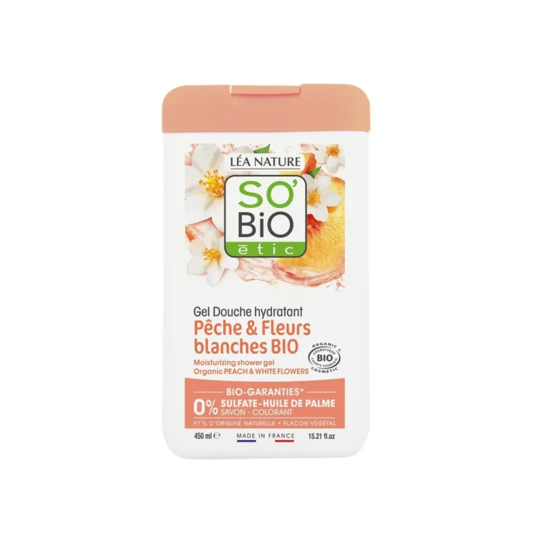 So Bio GEL DOUCHE PECHE FLEURS BLANCHES 450ML