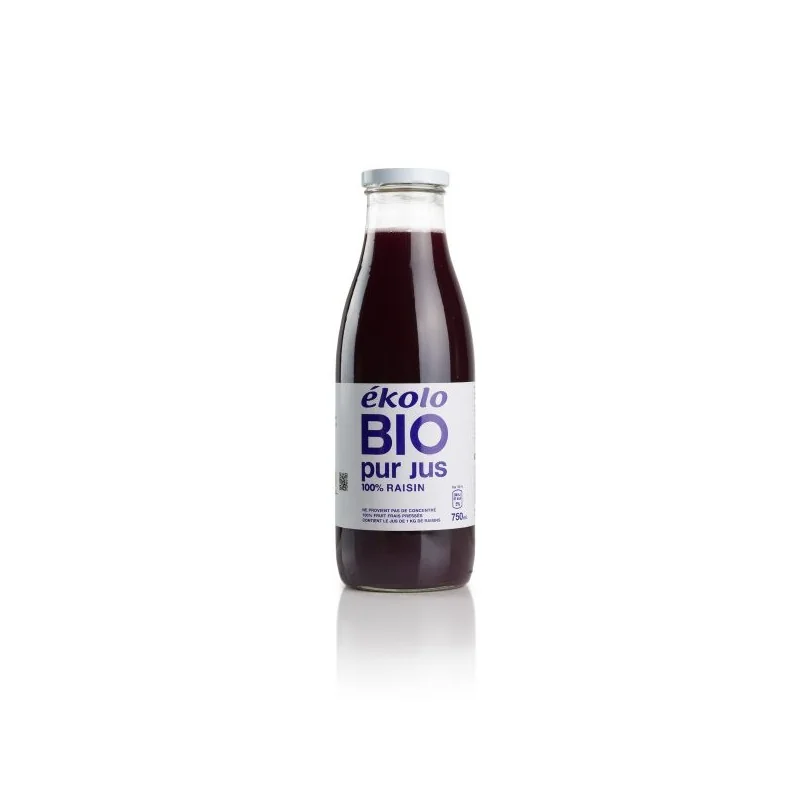 EKOLO BIO PUR JUS DE RAISIN 750ML