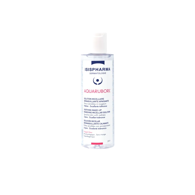 Isis pharma aqua ruboril solution micellaire démaquillante 250ml