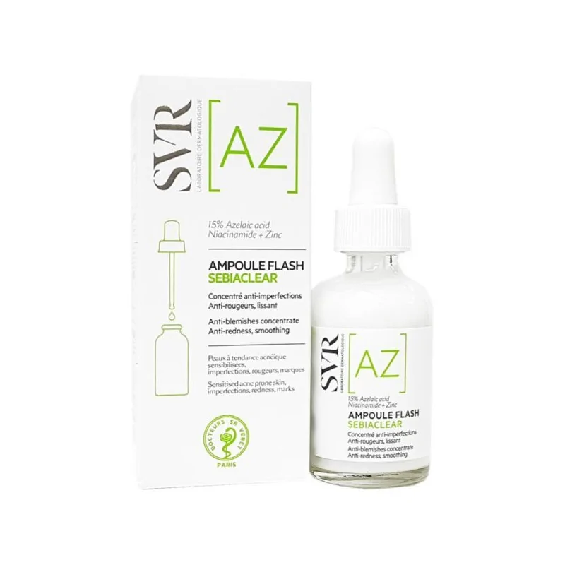 SVR AMPOULE AZ SEBIACLEAR AMPOULE FLASH 30 ML