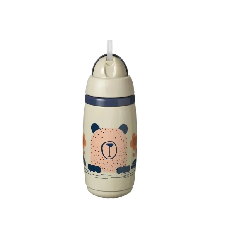Tommee Tippee Tasse Isotherme à Paille SuperStar 266ml – Gris