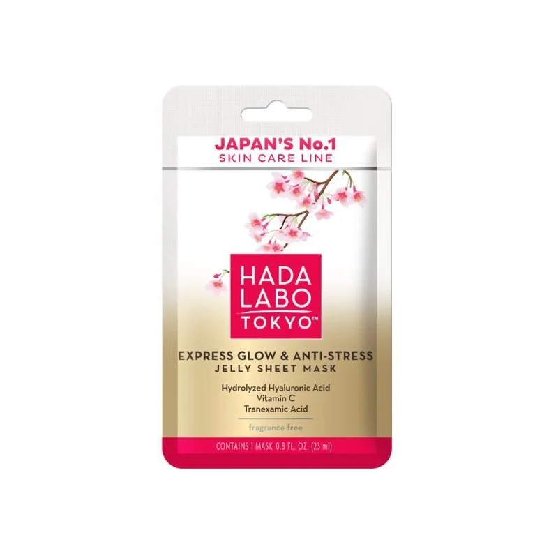 HADA LABO EXPRESS GLOW AND ANTI-STRESS JELLY SHEET MASK 20ML