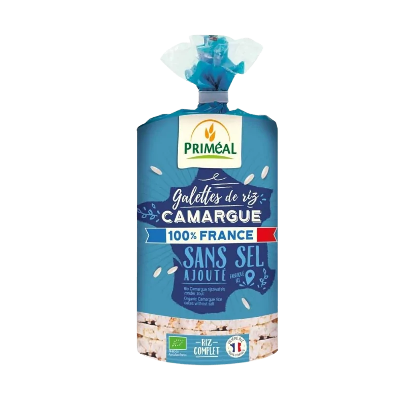 Primeal Galettes riz de camargue sans sel 130g