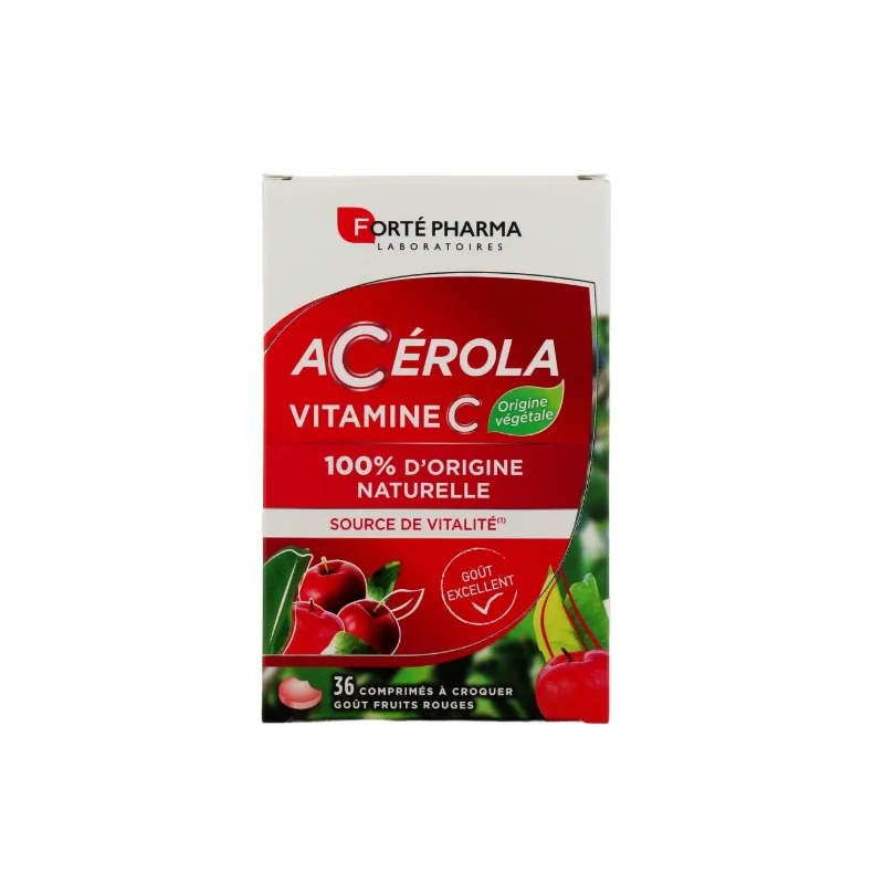 Forte Pharma Acerola vitamine C A CROQUER 36 Comprimes