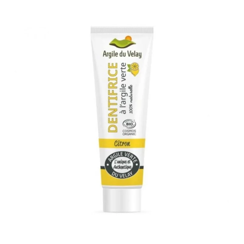 Argile du Velay DENTIFRICE ARGILE VERTE CITRON 75ML