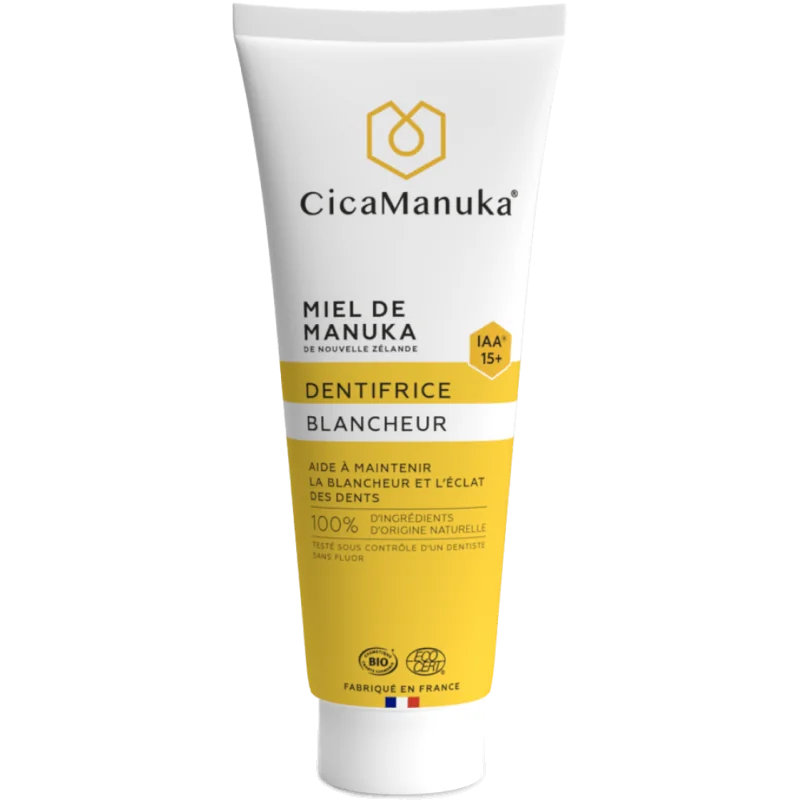 CICA MANUKA DENTIFRICE BLANCHEUR IAA15+75ML