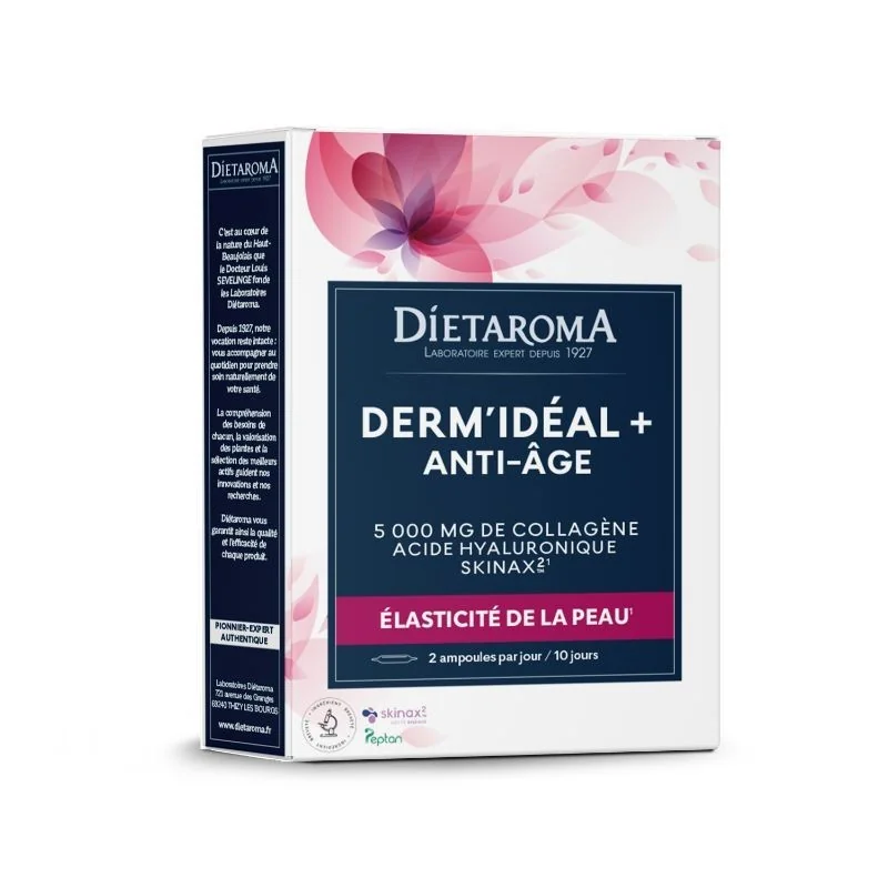 Dietaroma Derm'idéal + Anti-âge 20 ampoules