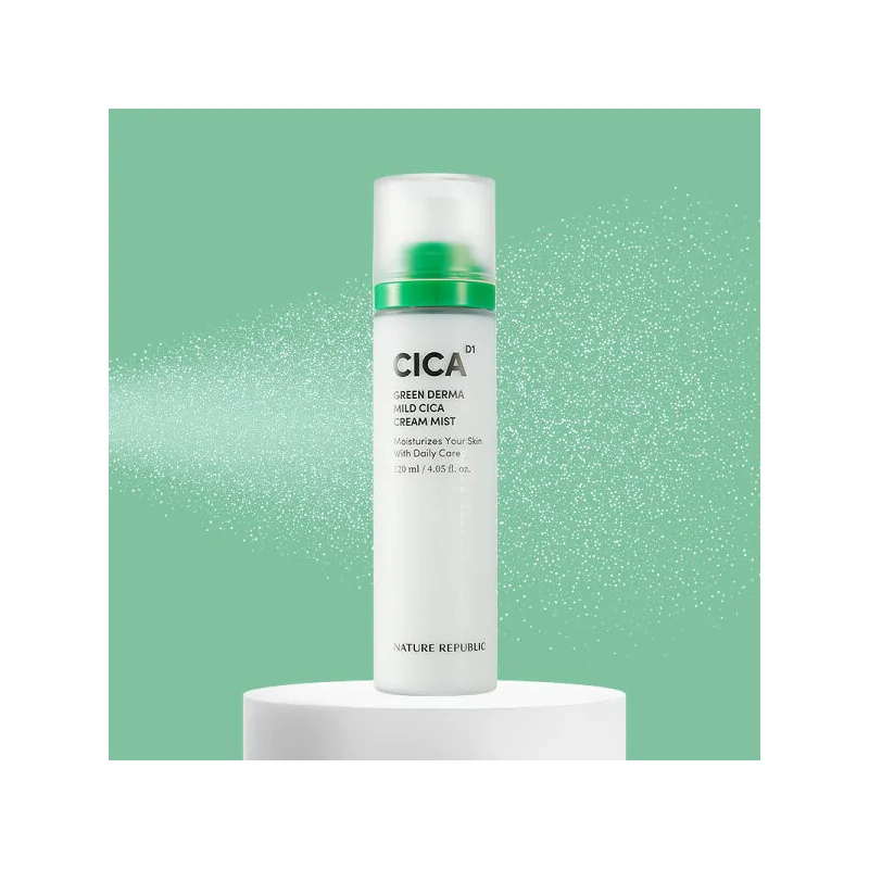 NATURE REPUBLIC Green Derma Mild Cica Cream Mist 120 ml