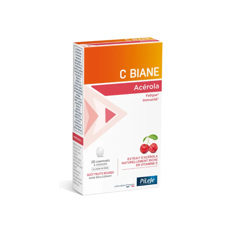PILEJE C Biane Acérola - 20 comprimés