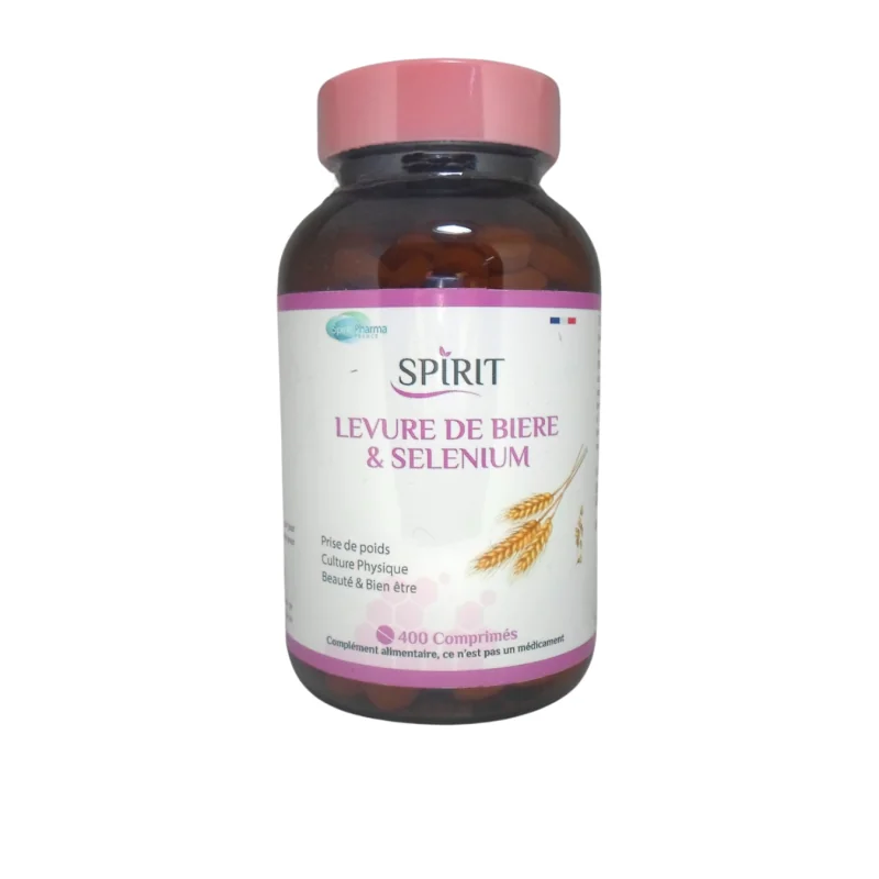 Spirit Levure de Biere & Selenium 400 Comprimes