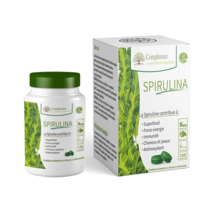 Complemax Spiruline 120 Comprimés