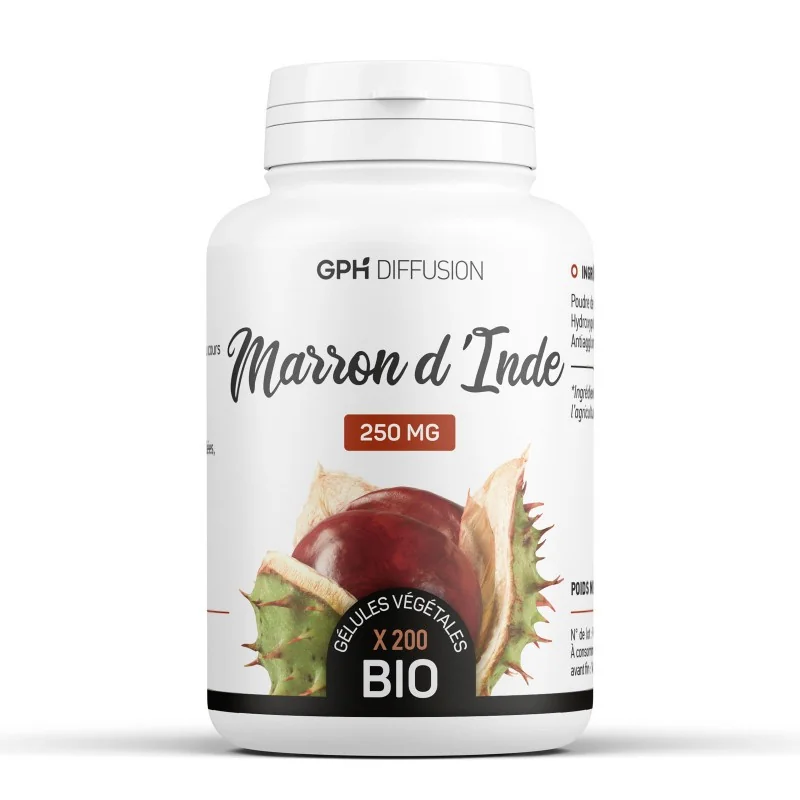 GPH DIFFUSION MARRON D'INDE Bio 200 gélules