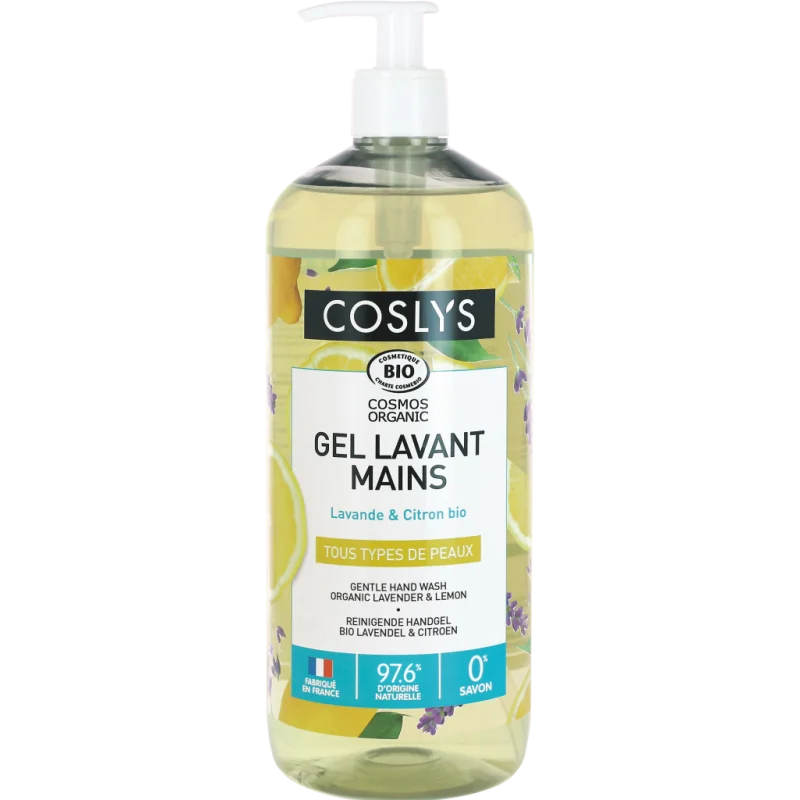 COSLYS GEL LAVANT MAIN LAVANDE CITRON 1L