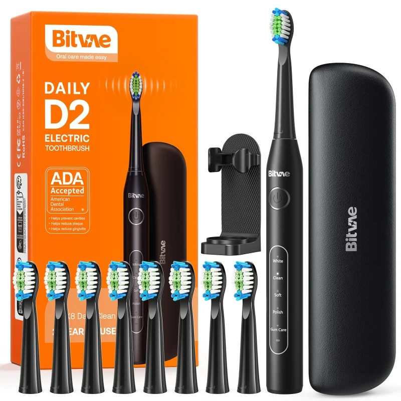 Bitvae BVD2 brosse à dents électrique 8 têtes