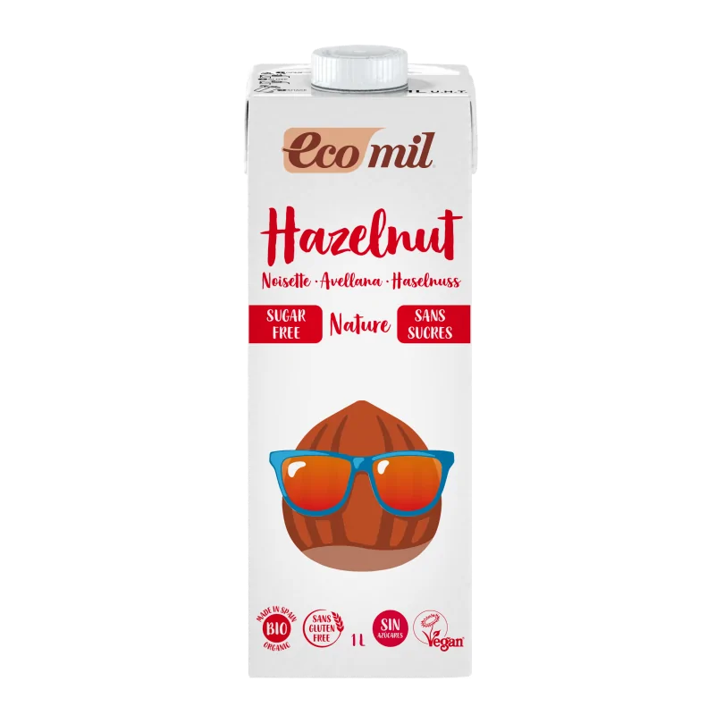 ECOMIL BOISSON A LA NOISETTE SANS SUCRE 1L