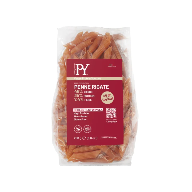 PASTA YOUNG PENNE LENTILLE CORAIL PROTEINE 35% 250G