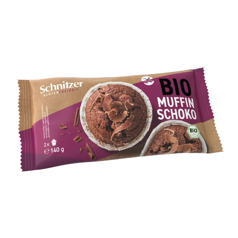 SCHNITZER MUFFINS CHOCOLAT NOIR SG 140G