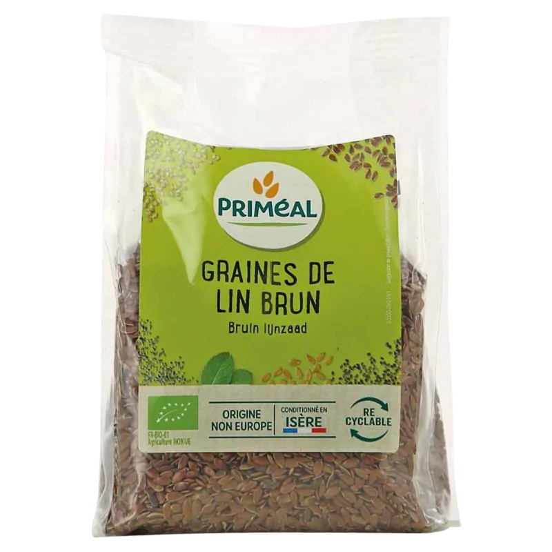 primeal GRAINES DE LIN BRUN 250 G