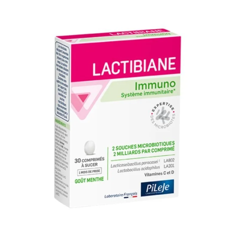 PILEJE LACTIBIANE IMMUNO 30 COMPRIMES