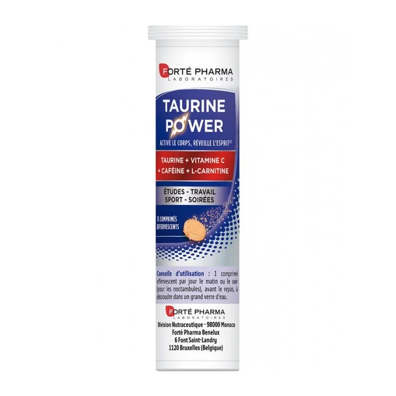 FORTE PHARMA ENERGIE TAURINE POWER 15 CPS EFFERVESCENTS
