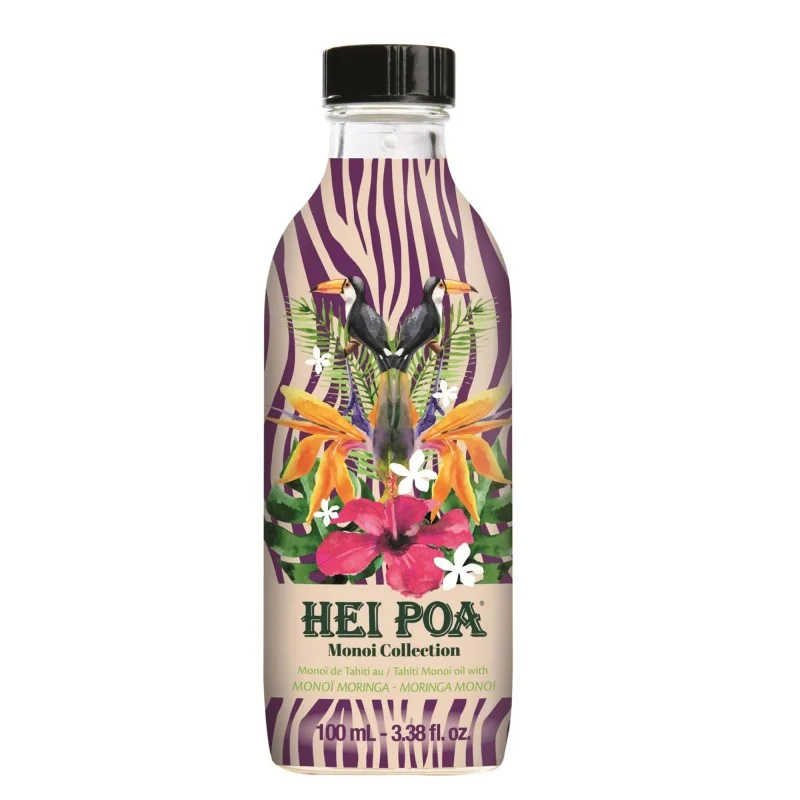 Hei Poa Collector monoï de tahiti au monoï moringa 100ml