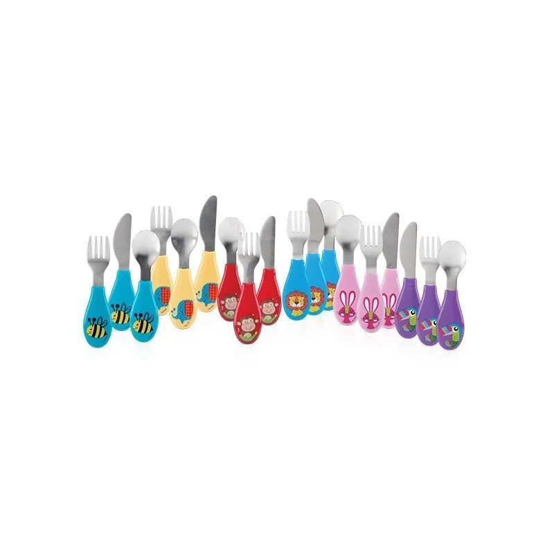 NUBY Couvert en inox -12mois - NV0501003