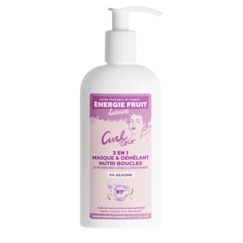 ENERGIE FRUIT MASQUE 2 EN 1 DÉMÊLANT COCO CURL NOURRISSANT 300ML