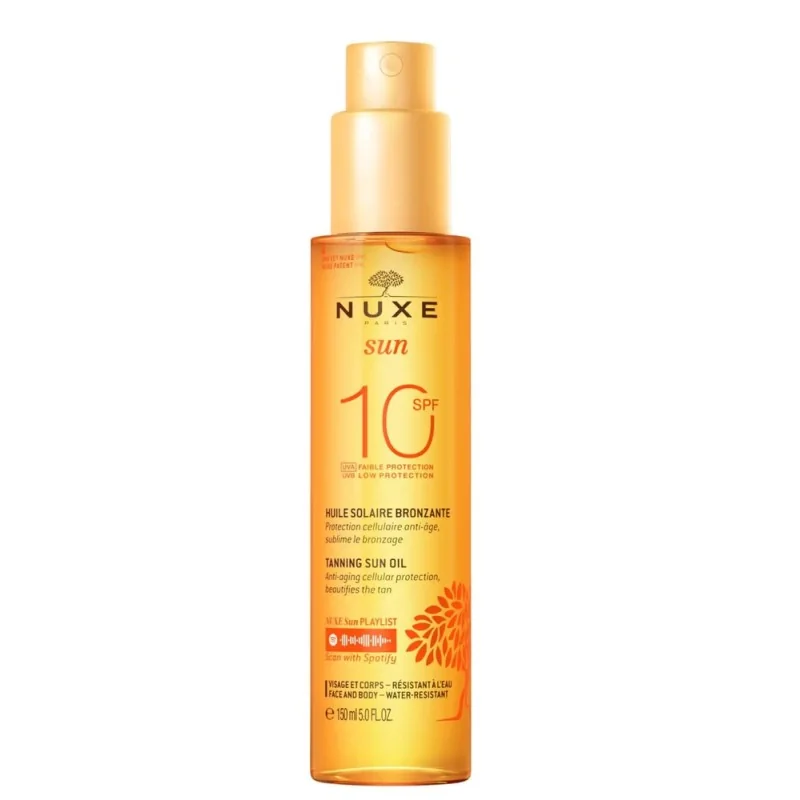 NUXE SUN HUILE BRONZANTE SPF10 150 ML