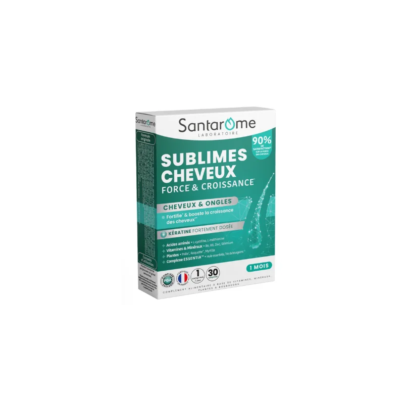 SANTAROME SUBLIMES CHEVEUX ONGLES 30 COMP