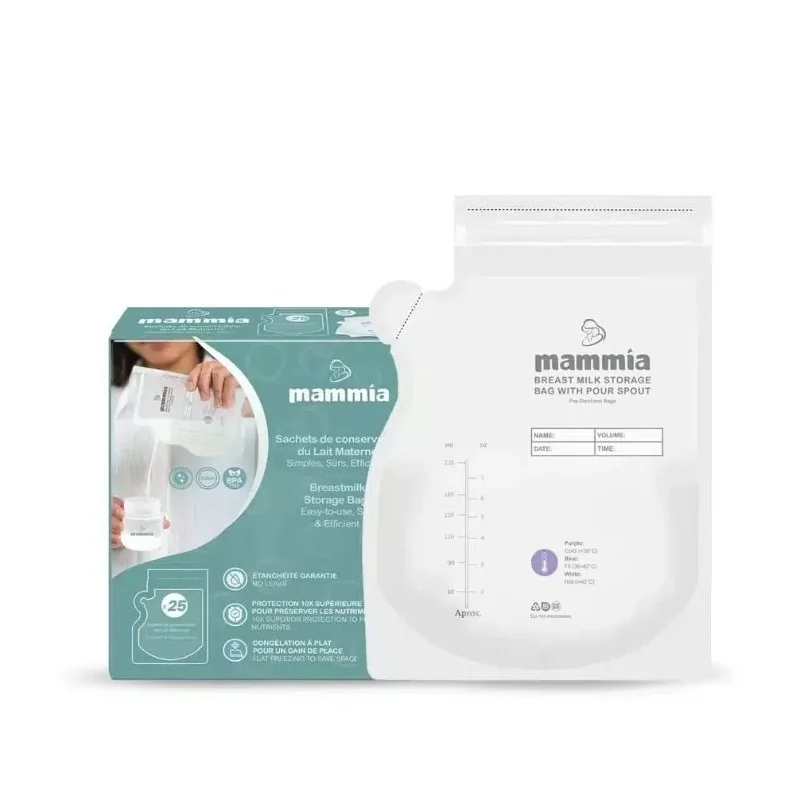 Mammia Sachets de conservation de lait maternel x25 - 220 ml